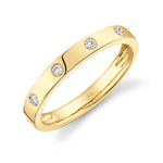 Shy Creation Yellow 14 Karat Gold Fashion Ring Size 7 *