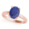 Solitaire Oval Color Ring in Gold (2.54 cttw)