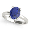 Solitaire Oval Color Ring in Gold (2.54 cttw)