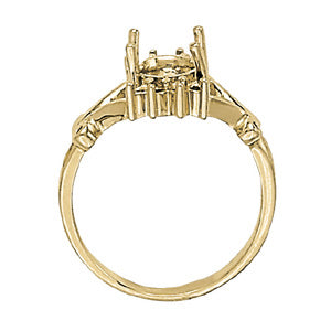 Round Color Ring in Gold