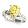 Solitaire Plus Pear Shape Color Rings in Gold (2.04 cttw)