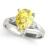 Solitaire Plus Pear Shape Color Rings in Gold (2.04 cttw)