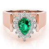 Pear Gemstone Fashion Ring in Gold