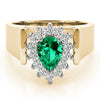 Pear Gemstone Fashion Ring in Gold
