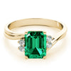 Emerald Gemstone Fashion Ring in Gold