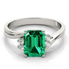 Emerald Gemstone Fashion Ring in Gold