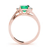 Emerald Gemstone Fashion Ring in Gold