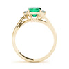 Emerald Gemstone Fashion Ring in Gold