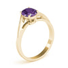 Solitaire Oval Color Rings in Gold (2.54 cttw)