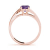 Solitaire Oval Color Rings in Gold (2.54 cttw)