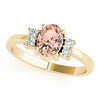 Solitaire Plus Color Rings in Gold