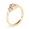 Solitaire Plus Color Rings in Gold