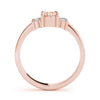 Solitaire Plus Color Rings in Gold