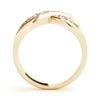 Infinity Prong In Channel Fashion Rings in Gold