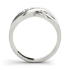 Infinity Prong In Channel Fashion Rings in Gold