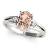 Split Color Oval Ring in Gold (2.56 cttw)