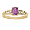 Split Color Oval Ring in Gold (2.56 cttw)