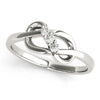 Infinity 3-Stone Fashion Bands in Gold