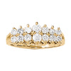 Diamond Fashion Pyramid Rings in Gold