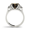 Solitaire Plus Oval Color Ring in Gold