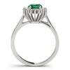 Floral Shape Oval Color Ring in Gold (2.55 cttw)