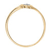 Heart Shape Fashion Ring in Gold