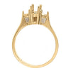 Cluster Oval Color Ring in Gold