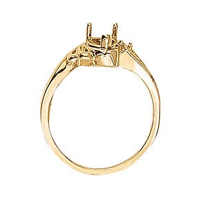 Pear Color Ring in Gold