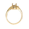 Pear Color Ring in Gold