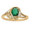 Pear Color Ring in Gold