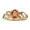 Oval Shape Color Ring in Gold
