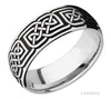Lashbrook White Cobalt Chrome Black Celtic 17 Wedding Band Size 10 *