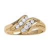 Multirow Fashion Ring in Gold