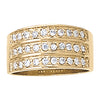 Multirow Fashion Bands in Gold