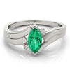 Marquise Color Rings in Gold