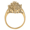 Diamond Fashion Cluster in Gold