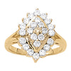 Diamond Fashion Cluster in Gold