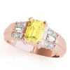Emerald Gemstone Fashion Ring in Gold