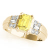 Emerald Gemstone Fashion Ring in Gold