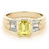 Emerald Gemstone Fashion Ring in Gold