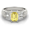 Emerald Gemstone Fashion Ring in Gold