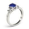 Solitaire Plus Bar Set Color Fashion Ring in Gold