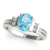 Solitaire Plus Bar Set Color Fashion Ring in Gold