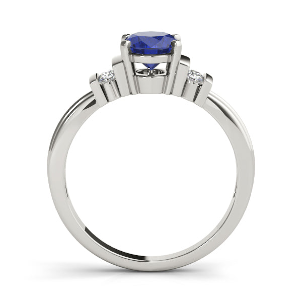 Solitaire Plus Bar Set Color Fashion Ring in Gold