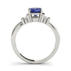 Solitaire Plus Bar Set Color Fashion Ring in Gold