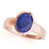 Oval Gemstone Fashion Ring in Gold