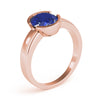 Oval Gemstone Fashion Ring in Gold