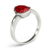 Pear Gemstone Fashion Ring in Gold
