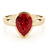 Pear Gemstone Fashion Ring in Gold