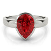 Pear Gemstone Fashion Ring in Gold
